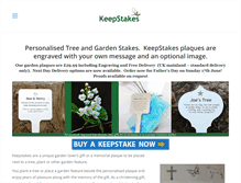 Tablet Screenshot of keepstakes.co.uk
